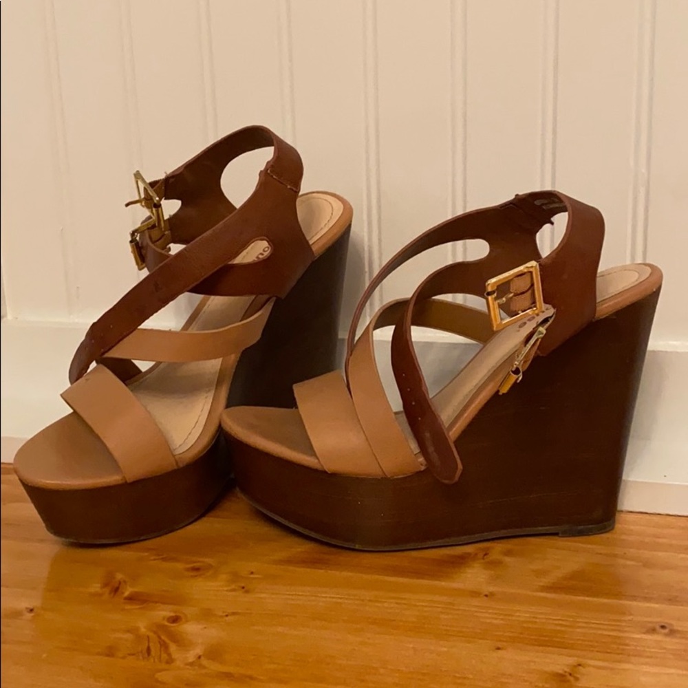 Wooden Platform Wedges